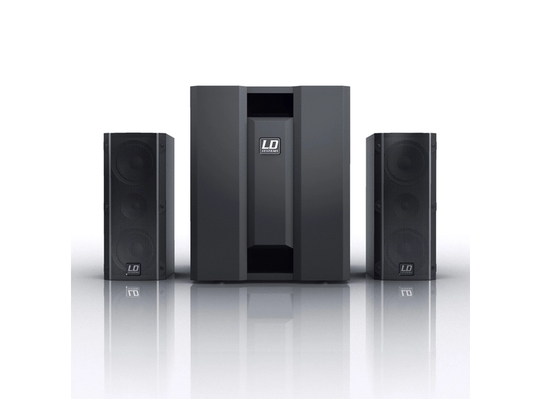 LD Systems DAVE 8 ROADIE Portabelt 8" aktivt PA-system med mikser 